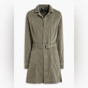 PAIGE Anessa belted denim mini dress